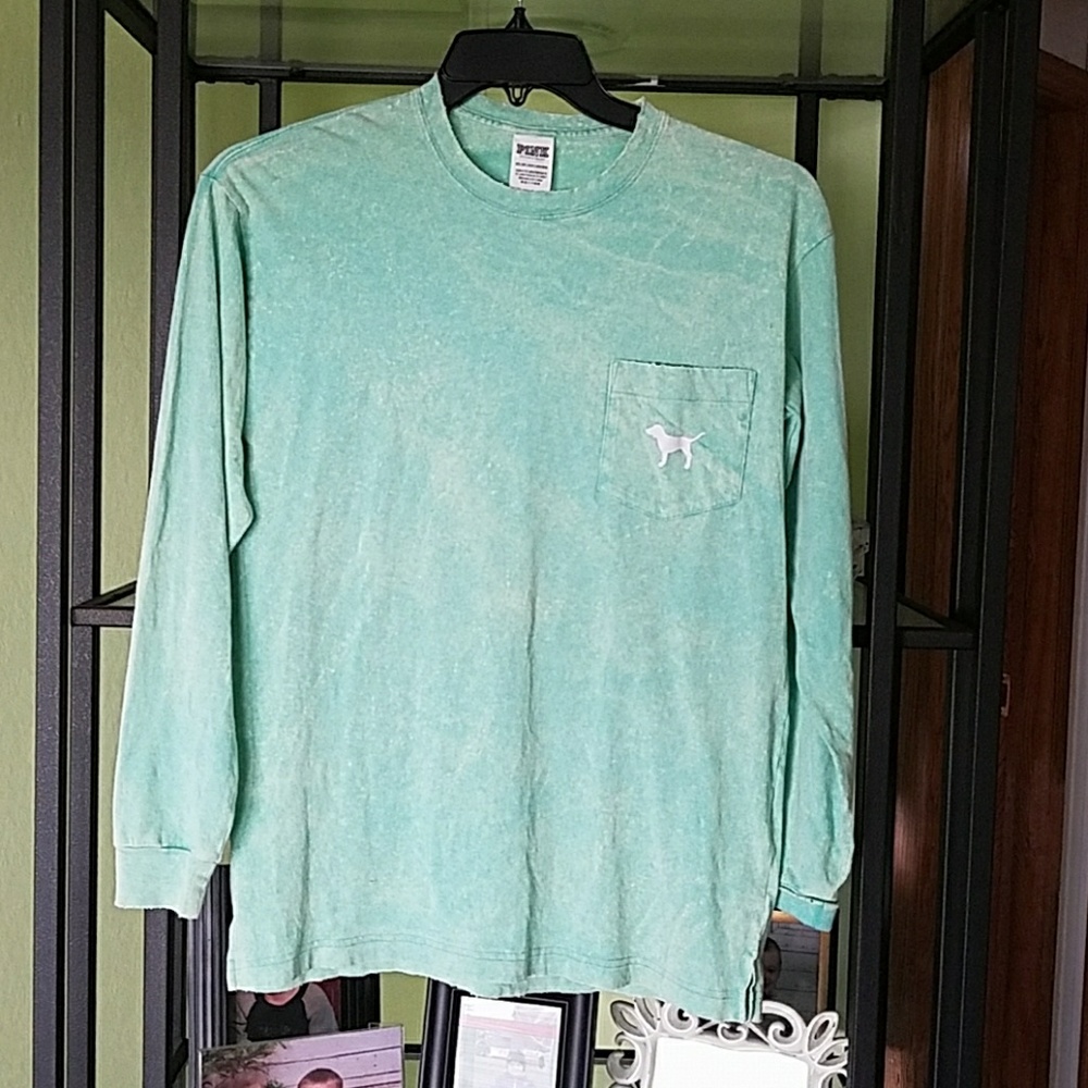 Mint green Victoria's Secret t shirt